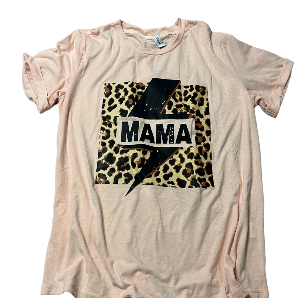Mama Graphic Pajama Top